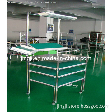 Chroming Unite Working Table of Pipe Rack